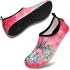 image:imageVIFUUR Water Shoes for Men Women Barefoot Quick Dry Aqua Socks Slip OnFlaming Bird Pink