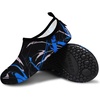 image:imageVIFUUR Water Shoes for Men Women Barefoot Quick Dry Aqua Socks Slip OnGraffiti Blue