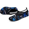 image:imageVIFUUR Water Shoes for Men Women Barefoot Quick Dry Aqua Socks Slip OnGraffiti Blue