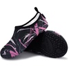 image:imageVIFUUR Water Shoes for Men Women Barefoot Quick Dry Aqua Socks Slip OnGraffiti Pink
