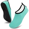 image:imageVIFUUR Water Shoes for Men Women Barefoot Quick Dry Aqua Socks Slip OnGreen