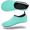 image:imageVIFUUR Water Shoes for Men Women Barefoot Quick Dry Aqua Socks Slip OnGreen
