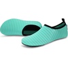image:imageVIFUUR Water Shoes for Men Women Barefoot Quick Dry Aqua Socks Slip OnGreen