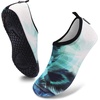 image:imageVIFUUR Water Shoes for Men Women Barefoot Quick Dry Aqua Socks Slip OnGreenFeather