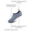 image:imageVIFUUR Water Shoes for Men Women Barefoot Quick Dry Aqua Socks Slip OnGrey