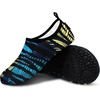 image:imageVIFUUR Water Shoes for Men Women Barefoot Quick Dry Aqua Socks Slip OnLooming BlueYellow