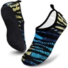 image:imageVIFUUR Water Shoes for Men Women Barefoot Quick Dry Aqua Socks Slip OnLooming BlueYellow