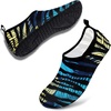 image:imageVIFUUR Water Shoes for Men Women Barefoot Quick Dry Aqua Socks Slip OnLooming BlueYellow
