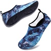 image:imageVIFUUR Water Shoes for Men Women Barefoot Quick Dry Aqua Socks Slip OnMarble Grey