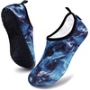 image:imageVIFUUR Water Shoes for Men Women Barefoot Quick Dry Aqua Socks Slip OnMarble Grey