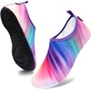 image:imageVIFUUR Water Shoes for Men Women Barefoot Quick Dry Aqua Socks Slip OnMultiDiagonal