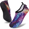 image:imageVIFUUR Water Shoes for Men Women Barefoot Quick Dry Aqua Socks Slip OnPurple