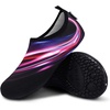 image:imageVIFUUR Water Shoes for Men Women Barefoot Quick Dry Aqua Socks Slip OnPurpleRed Aperture