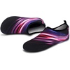 image:imageVIFUUR Water Shoes for Men Women Barefoot Quick Dry Aqua Socks Slip OnPurpleRed Aperture