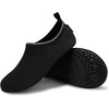 image:imageVIFUUR Water Shoes for Men Women Barefoot Quick Dry Aqua Socks Slip OnSoidblack