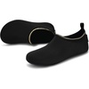 image:imageVIFUUR Water Shoes for Men Women Barefoot Quick Dry Aqua Socks Slip OnSoidblack