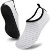 image:imageVIFUUR Water Shoes for Men Women Barefoot Quick Dry Aqua Socks Slip OnWhite