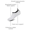 image:imageVIFUUR Water Shoes for Men Women Barefoot Quick Dry Aqua Socks Slip OnWhite