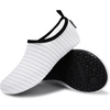 image:imageVIFUUR Water Shoes for Men Women Barefoot Quick Dry Aqua Socks Slip OnWhite