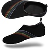 image:imageVIFUUR Water Shoes for Men Women Barefoot Quick Dry Aqua Socks Slip OnXidaiBlack