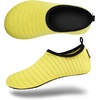 image:imageVIFUUR Water Shoes for Men Women Barefoot Quick Dry Aqua Socks Slip OnYellow