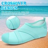image:imageVIFUUR Womens Mens Water Shoes Barefoot Quick Dry Aqua Socks for Beach Swim Yoga Outdoor SportsBean Green