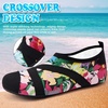 image:imageVIFUUR Womens Mens Water Shoes Barefoot Quick Dry Aqua Socks for Beach Swim Yoga Outdoor SportsColorful Flowers