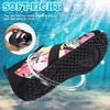 image:imageVIFUUR Womens Mens Water Shoes Barefoot Quick Dry Aqua Socks for Beach Swim Yoga Outdoor SportsColorful Flowers
