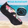 image:imageVIFUUR Womens Mens Water Shoes Barefoot Quick Dry Aqua Socks for Beach Swim Yoga Outdoor SportsColorful Flowers