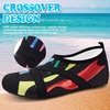 image:imageVIFUUR Womens Mens Water Shoes Barefoot Quick Dry Aqua Socks for Beach Swim Yoga Outdoor SportsColorful Traces