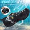 image:imageVIFUUR Womens Mens Water Shoes Barefoot Quick Dry Aqua Socks for Beach Swim Yoga Outdoor SportsGraffiti Black
