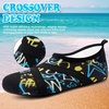 image:imageVIFUUR Womens Mens Water Shoes Barefoot Quick Dry Aqua Socks for Beach Swim Yoga Outdoor SportsGraffiti Black