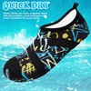 image:imageVIFUUR Womens Mens Water Shoes Barefoot Quick Dry Aqua Socks for Beach Swim Yoga Outdoor SportsGraffiti Black