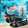 image:imageVIFUUR Womens Mens Water Shoes Barefoot Quick Dry Aqua Socks for Beach Swim Yoga Outdoor SportsGraffiti Black