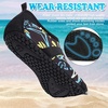 image:imageVIFUUR Womens Mens Water Shoes Barefoot Quick Dry Aqua Socks for Beach Swim Yoga Outdoor SportsGraffiti Black