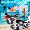 image:imageVIFUUR Womens Mens Water Shoes Barefoot Quick Dry Aqua Socks for Beach Swim Yoga Outdoor SportsGray Leaves