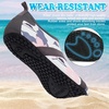 image:imageVIFUUR Womens Mens Water Shoes Barefoot Quick Dry Aqua Socks for Beach Swim Yoga Outdoor SportsGray Leaves