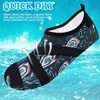 image:imageVIFUUR Womens Mens Water Shoes Barefoot Quick Dry Aqua Socks for Beach Swim Yoga Outdoor SportsPeafowl Feather