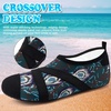 image:imageVIFUUR Womens Mens Water Shoes Barefoot Quick Dry Aqua Socks for Beach Swim Yoga Outdoor SportsPeafowl Feather