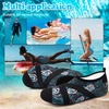 image:imageVIFUUR Womens Mens Water Shoes Barefoot Quick Dry Aqua Socks for Beach Swim Yoga Outdoor SportsPeafowl Feather