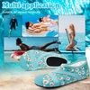 image:imageVIFUUR Womens Mens Water Shoes Barefoot Quick Dry Aqua Socks for Beach Swim Yoga Outdoor SportsSmall Daisy