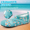 image:imageVIFUUR Womens Mens Water Shoes Barefoot Quick Dry Aqua Socks for Beach Swim Yoga Outdoor SportsSmall Daisy