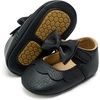 image:imageVIFUUR Baby Girls Mary Jane Flats Bowknot Soft Sole Pre Walker Shoes02 Black Bow