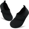 image:imageVIFUUR Kids Water Shoes Boys Girls Barefoot Water Sports Socks HookampLoop Beach Shoes Quick Dry Aqua Socks Swim Walking Outdoor Sports for ToddlerBlack Circle