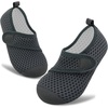 image:imageVIFUUR Kids Water Shoes Boys Girls Barefoot Water Sports Socks HookampLoop Beach Shoes Quick Dry Aqua Socks Swim Walking Outdoor Sports for ToddlerGrey Circle
