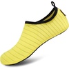 image:imageVIFUUR Water Shoes for Men Women Barefoot Quick Dry Aqua Socks Slip OnYellow