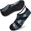 image:imageVIFUUR Womens Mens Water Shoes Barefoot Quick Dry Aqua Socks for Beach Swim Yoga Outdoor SportsPeafowl Feather