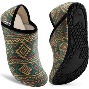 image:imageVIFUUR House Slippers for Women Men Fuzzy Barefoot Slipper SocksBohemian