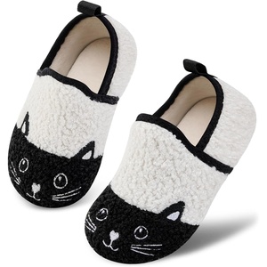 image:imageVIFUUR Kids Boys Girls House Slippers Babys Slip on Barefoot Socks TollderCat Paw