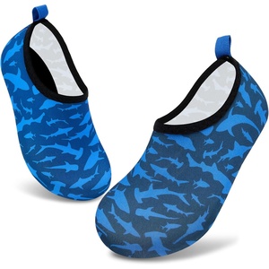 image:imageVIFUUR Kids Water Shoes Boys Girls Quick Dry Aqua Socks for BeachBlue Fish